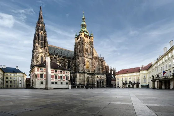St. Vitus Cathedral inside Prague Castle